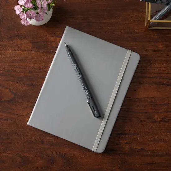 6" x 8" Hardcover Dot Journal by Artist's Loft&trade; Stone {5}