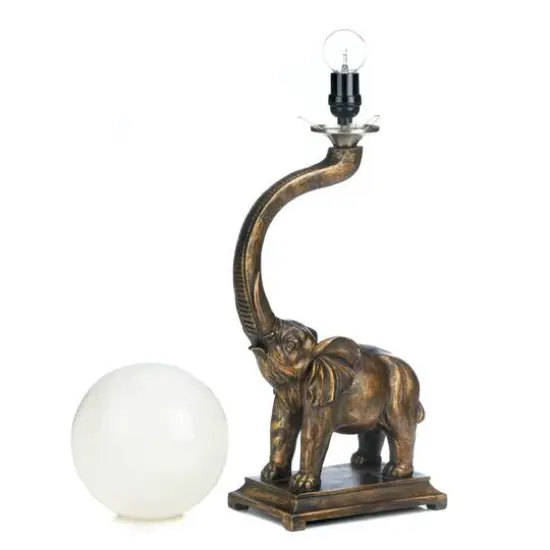 24.5'' Trumpeting Elephant Lamp {4}