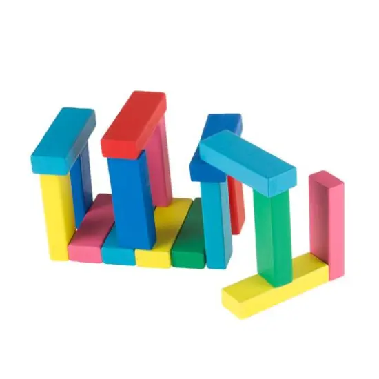 Toy Time Classic Wooden Blocks Stacking Game {7}