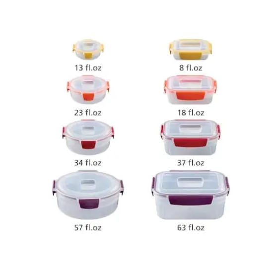 Joseph Joseph Nest Lock 16-piece Food Storage Container Set Multicolor {3}