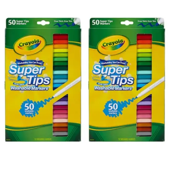 Crayola&reg; Super Tips with Silly Scents Washable Markers, 2 Packs of 50 {1}