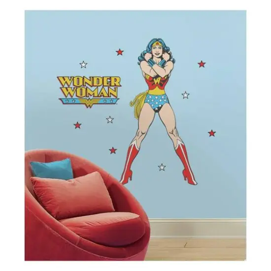 RoomMates Classic Wonder Woman Peel & Stick Decals {3}