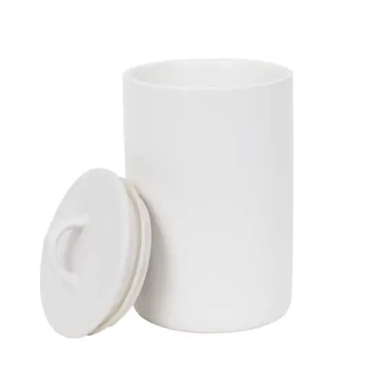 8.5" White Stoneware Canister by Ashland&reg; {3}