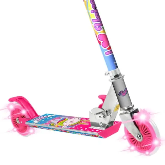 Unicorn Magical Sparkles Scooter With Flashing Wheels {4}