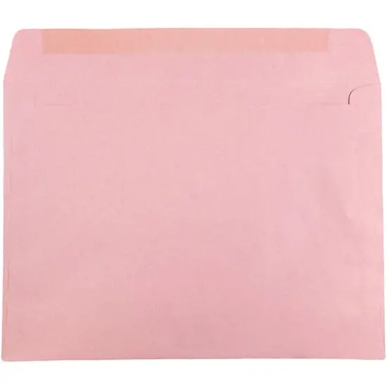 JAM Paper 9" x 12" Baby Pink Pastel Booklet Premium Envelopes, 25ct. {3}