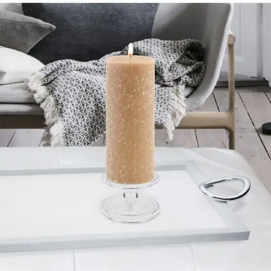 Root Candles 3" x 9" Unscented Timberline&trade; Pillar Candle Taupe {3}