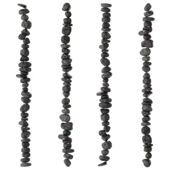 Black Lava Chip Beads by Bead Landing&trade;, 10mm {1}