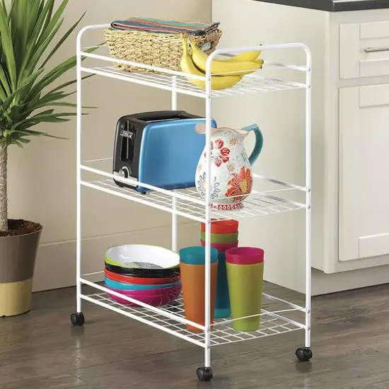 Whitmor White 3 Tier Cart {3}