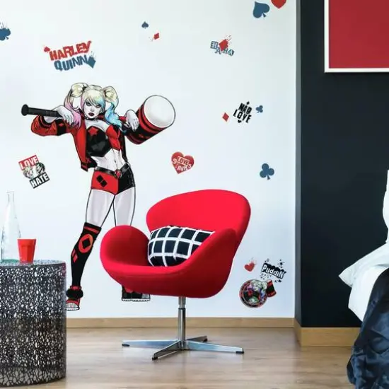 RoomMates Harley Quinn Peel & Stick Giant Wall Decals {4}