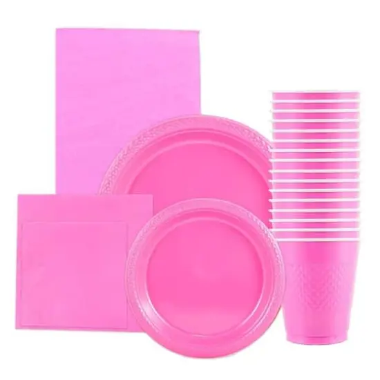 JAM Paper Party Tableware Assortment Pack Pink {1}
