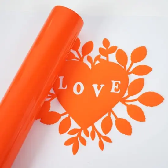 Puff Heat Transfer Vinyl by Make Market&reg; Tangerine {4}