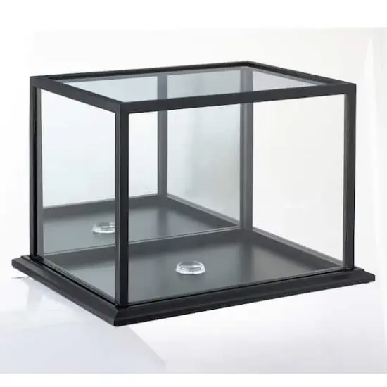Black Football Helmet Display Case with Mirror Back by Studio D&eacute;cor&reg; {1}