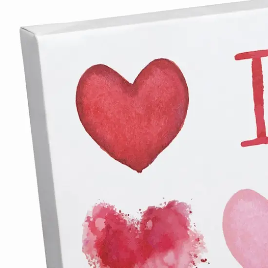 I Heart You 18" x 12" Canvas Wall Art {4}