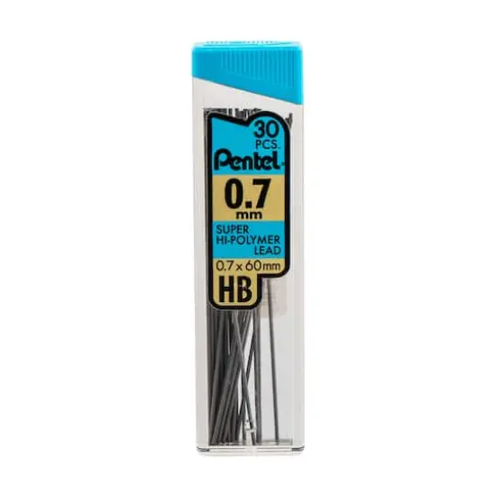 Pentel&reg; 0.7mm HB Super Hi-Polymer Mechanical Pencil Lead Refills, 90ct. {3}