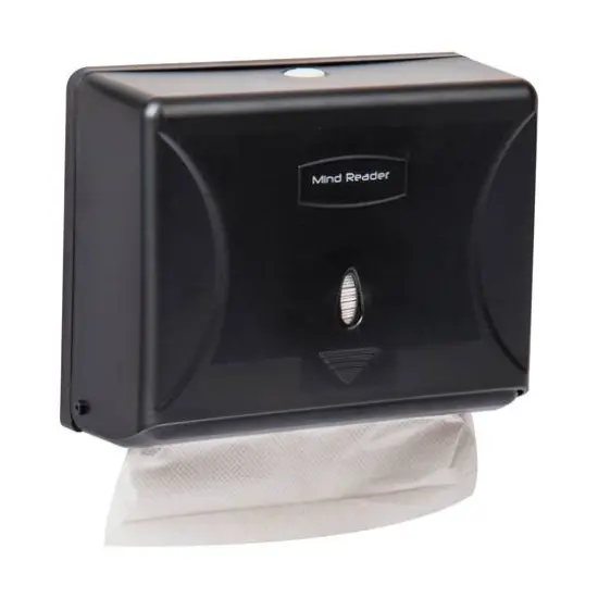 Mind Reader Black Multi-Fold Paper Towel Dispenser {9}