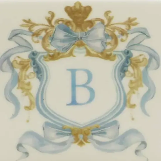 4.5" x 4" Ceramic Monogram D&eacute;cor by Ashland&reg; B {5}