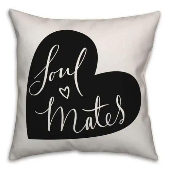 Soul Mates Throw Pillow {1}