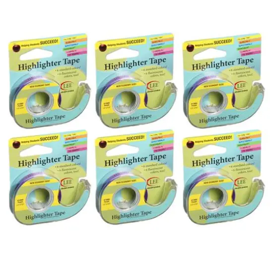 Lee Removable Highlighter Tape, 6ct. Purple {1}
