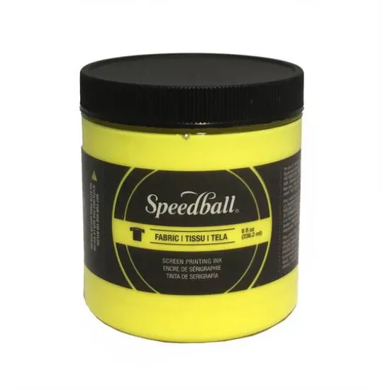 Speedball&reg; Fabric Screen Printing Ink Fluorescent Yellow {1}
