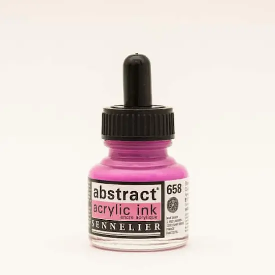 Sennelier Abstract Acrylic Ink, 30mL Quinacridone Pink {1}