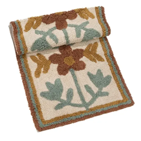 Hello Honey&reg; 5ft. Cotton Tufted Floor Runner with Flowers {5}