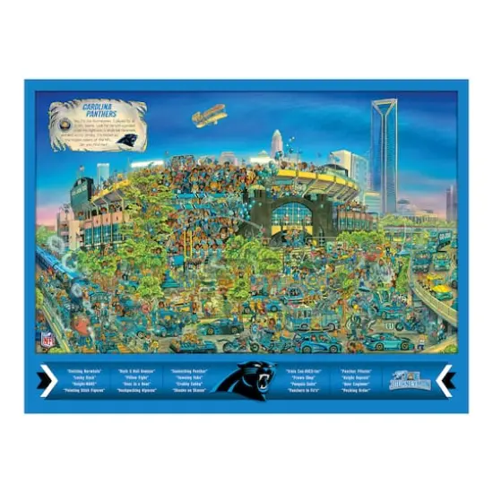 Joe Journeyman NFL 500 Piece Jigsaw Puzzle Carolina Panthers {6}