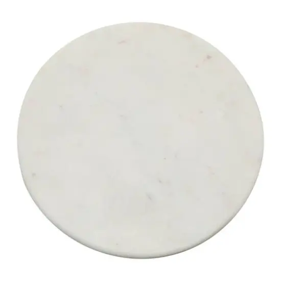 Hello Honey&reg; 12" Marble Pedestal with Wood Base Stand {5}