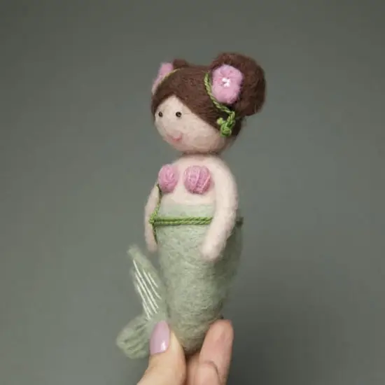 Charivna Mit The Little Mermaid Felting Kit {3}