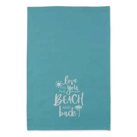 DII&reg; Beach Happy Place Printed Dishtowel Set {5}