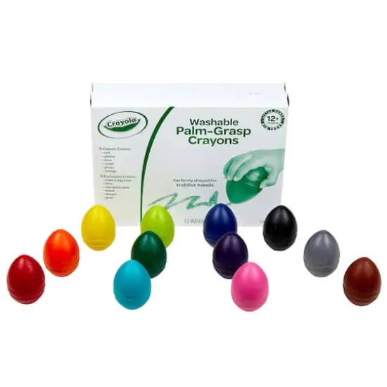 Crayola&reg; Washable Palm-Grasp Crayons, 12ct. {5}