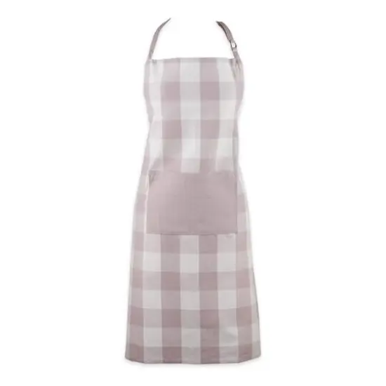 DII&reg; Buffalo Check Chef Apron Lilac {1}