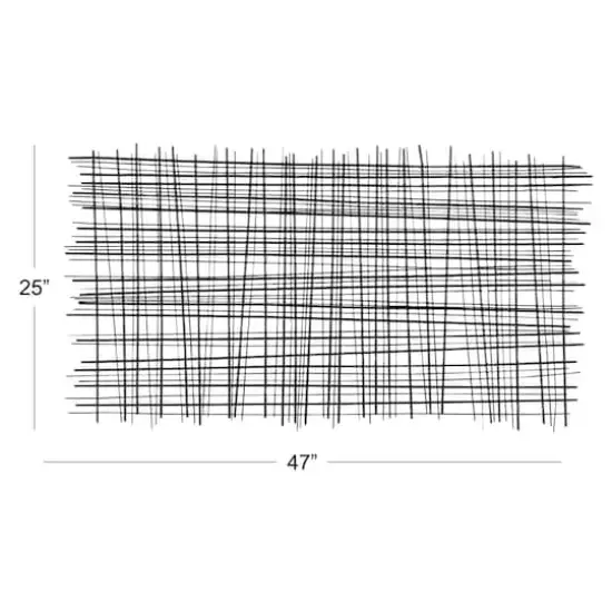 Black Contemporary Abstract Metal Wall D&eacute;cor {7}