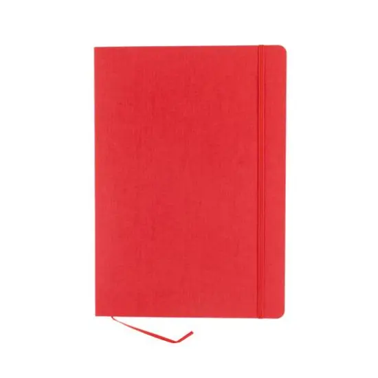 Fabriano&reg; EcoQua Plus A4 Lined Stitch-Bound Notebook Red {1}