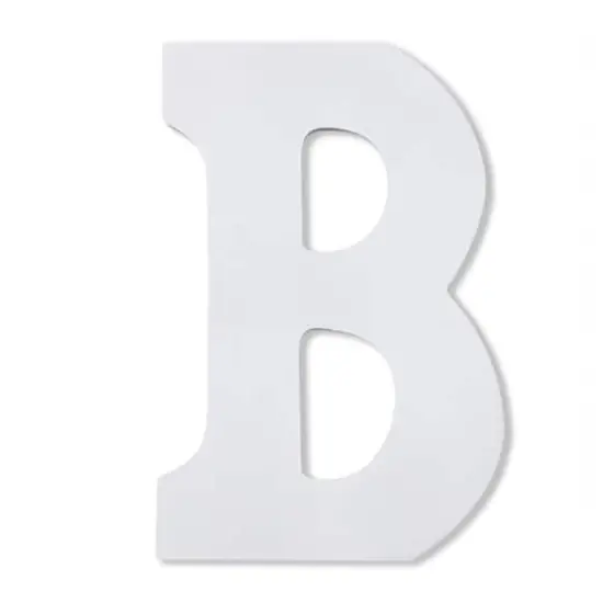 9" White MDF Whimsy Letter by Make Market&reg; B {1}