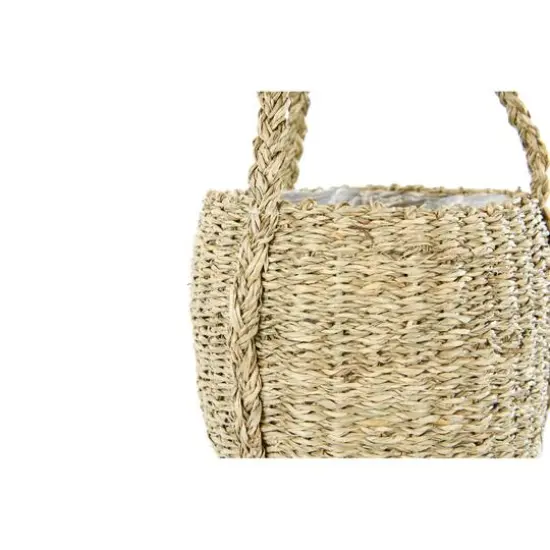 Hello Honey&reg; Handwoven Hanging Seagrass Basket Planter {4}