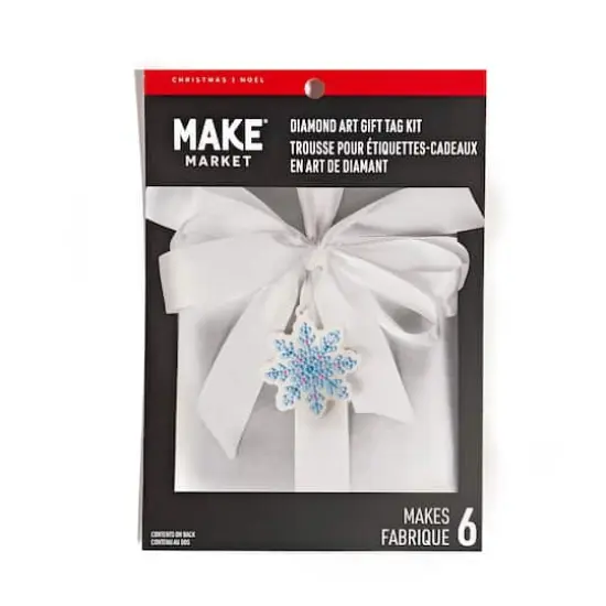Snowflake Diamond Art Gift Tag Kit by Make Market&reg; {1}