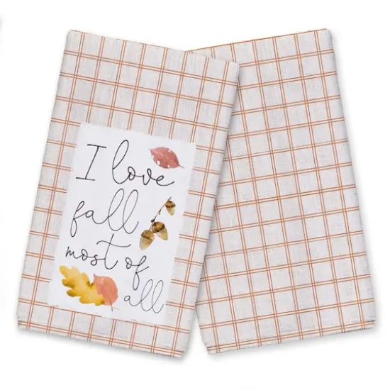 Love Fall Most Of All Tea Towel Set {1}