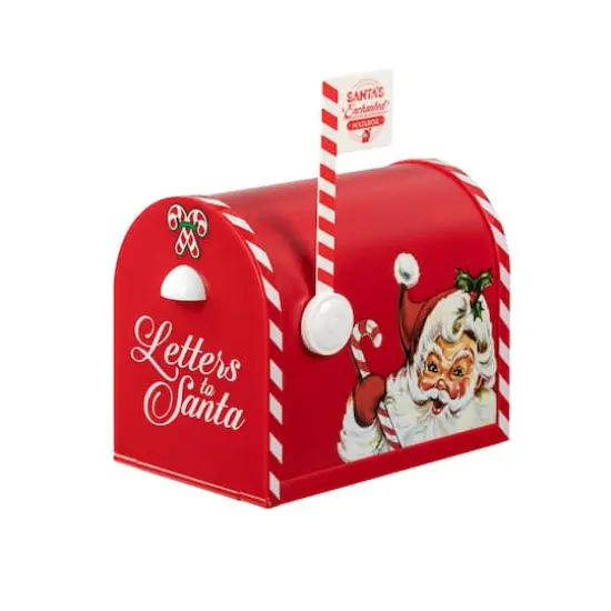 Mr. Christmas 10" Santa's Enchanted Mailbox {1}
