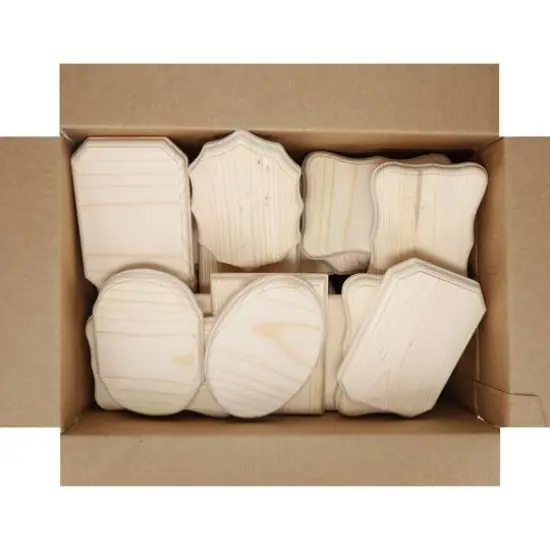 Good Wood by Leisure Arts 5" x 7" Mixed Wood Plaques, 36ct. {4}