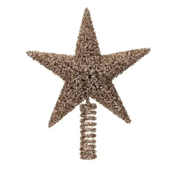 Hello Honey&reg; 12" Gold Plastic & Metal Star Tree Topper {1}