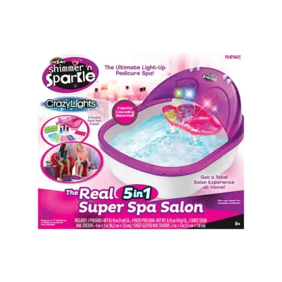 Cra-Z-Art Shimmer 'N Sparkle Crazy Lights The Real 5-in-1 Super Spa Salon {1}