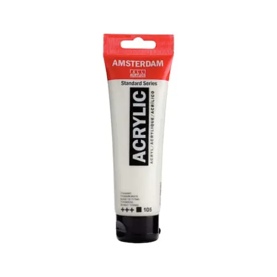 Amsterdam 120mL Standard Acrylic Paint 105 Titanium White {1}