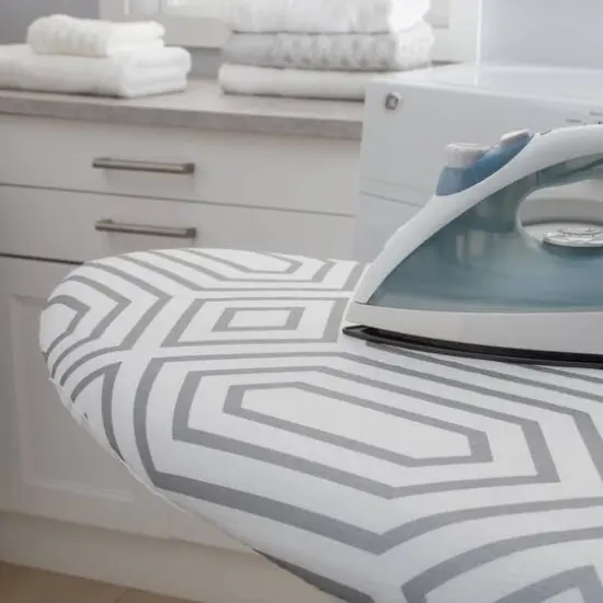 Simplify Silver Scorch Resistant Ironing Board Cover & Pad {6}