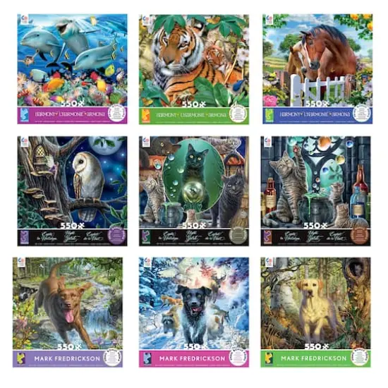 Assorted Animals 550-Piece Jigsaw Puzzle {1}