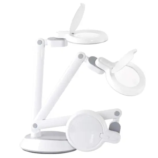 Ottlite Space-Saving LED Magnifier Desk Lamp {7}
