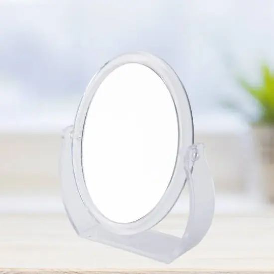 Home Details Swivel 10X Magnification Rubberized Vanity Mirror Clear {7}