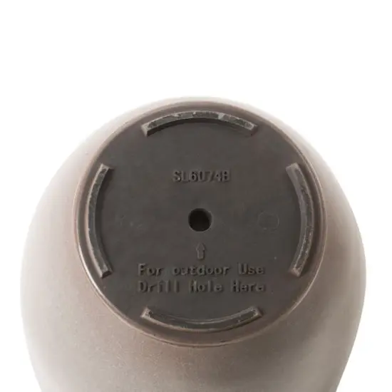 Glitzhome&reg; 17" Eco-Friendly Oversized Faux Ceramic Tall Bowl Planters, 2ct. Sand Beige {7}