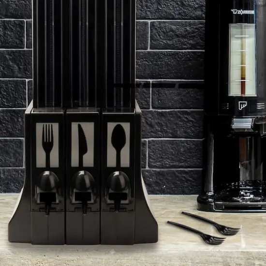 Mind Reader Black Plastic Fork Dispenser Refills, 100ct. {3}