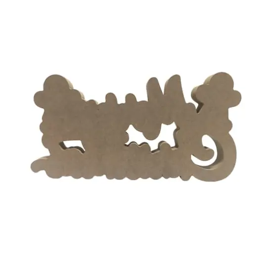 13.75" Gingerbread Merry Christmas Die Cut Tabletop Sign by Ashland&reg; {4}