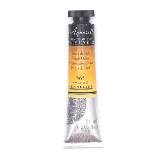 Sennelier French Artists' Watercolor, 21mL 656 French Ochre S3 {1}